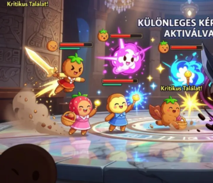 CookieRun: Kingdom Kingdom Arena harc jelenet